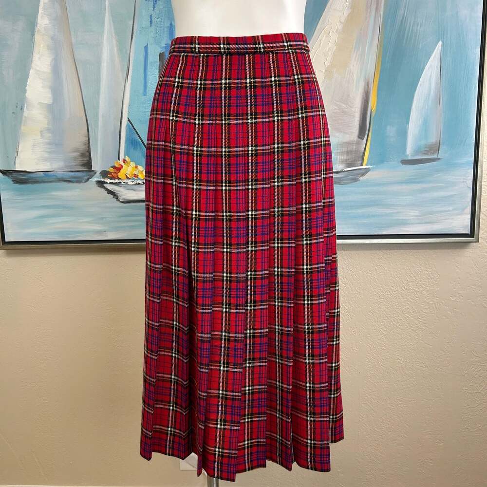 Vintage Pendleton Wool Midi skirt. 
Pleated
Size 18 - Picture 2 of 8